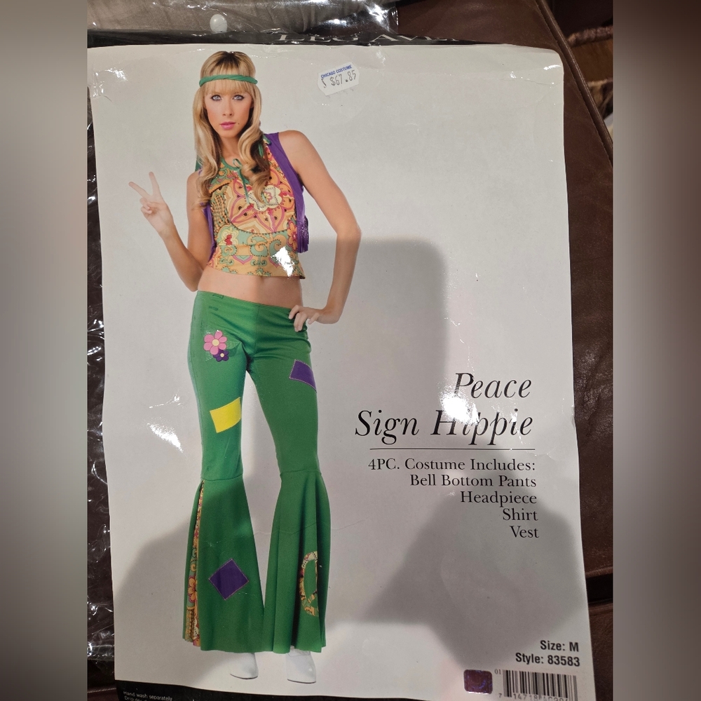 Peace Sign Hippie Halloween Costume
